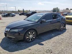 Salvage cars for sale at Mentone, CA auction: 2015 Acura TLX