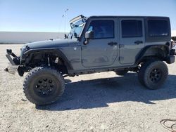 Salvage cars for sale at Adelanto, CA auction: 2015 Jeep Wrangler Unlimited Sport