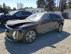 Salvage cars for sale at Graham, WA auction: 2024 Cadillac Lyriq Luxury