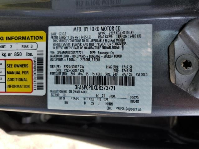 2013 Ford Fusion SE Phev