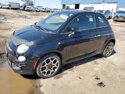 Salvage cars for sale from Copart Woodhaven, MI: 2015 Fiat 500 Sport