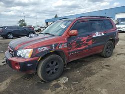 Salvage cars for sale at Woodhaven, MI auction: 2003 Toyota Highlander Limited