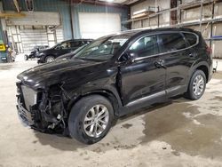 Salvage cars for sale at Eldridge, IA auction: 2019 Hyundai Santa FE SEL