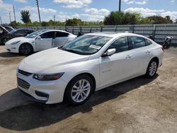 Chevrolet Malibu Hybrid salvage cars for sale: 2016 Chevrolet Malibu Hybrid