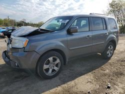 Vehiculos salvage en venta de Copart Baltimore, MD: 2012 Honda Pilot EXL