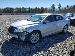 Salvage cars for sale at Windham, ME auction: 2013 Chevrolet Malibu 2LT