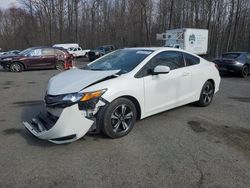 Salvage cars for sale from Copart East Granby, CT: 2015 Honda Civic EX