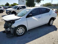 Nissan salvage cars for sale: 2015 Nissan Versa S