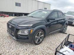 Salvage cars for sale at Temple, TX auction: 2019 Hyundai Kona Limited