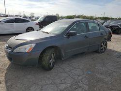 Salvage cars for sale at Indianapolis, IN auction: 2005 Honda Accord EX