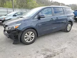 Salvage cars for sale at Hurricane, WV auction: 2016 KIA Sedona LX