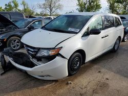 Vehiculos salvage en venta de Copart Bridgeton, MO: 2015 Honda Odyssey LX