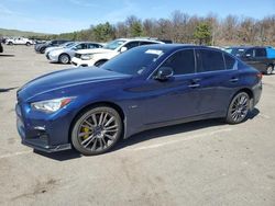 Salvage cars for sale at Brookhaven, NY auction: 2016 Infiniti Q50 RED Sport 400