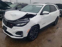 Salvage cars for sale from Copart Elgin, IL: 2024 Chevrolet Equinox RS