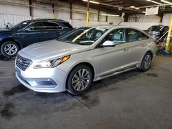 Hyundai Sonata Sport Vehiculos salvage en venta: 2015 Hyundai Sonata Sport