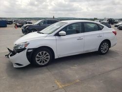 Salvage cars for sale at Grand Prairie, TX auction: 2018 Nissan Sentra S