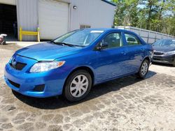 Salvage cars for sale from Copart Austell, GA: 2010 Toyota Corolla Base