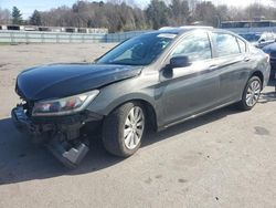 Salvage cars for sale at Assonet, MA auction: 2013 Honda Accord EXL