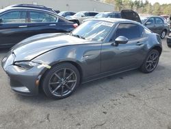 Salvage cars for sale at Exeter, RI auction: 2019 Mazda MX-5 Miata Grand Touring