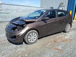 Salvage cars for sale from Copart Elmsdale, NS: 2015 Hyundai Accent GS