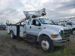 Salvage cars for sale from Copart Davison, MI: 2009 Ford F750 Super Duty