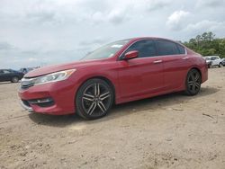 Honda Accord Sport salvage cars for sale: 2017 Honda Accord Sport