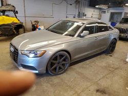 Salvage cars for sale from Copart Wheeling, IL: 2013 Audi A6 Premium Plus