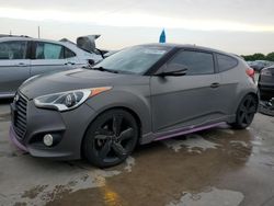Salvage cars for sale at Grand Prairie, TX auction: 2014 Hyundai Veloster Turbo