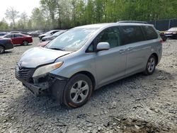 Salvage cars for sale at Waldorf, MD auction: 2011 Toyota Sienna LE
