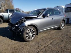Salvage cars for sale at East Granby, CT auction: 2017 Infiniti QX50