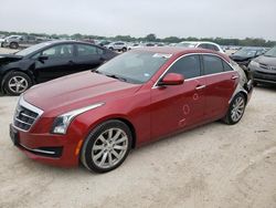 Salvage cars for sale at San Antonio, TX auction: 2017 Cadillac ATS