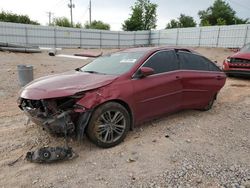 Salvage cars for sale at Oklahoma City, OK auction: 2015 Toyota Camry LE