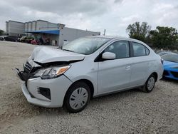 Salvage cars for sale from Copart Opa Locka, FL: 2022 Mitsubishi Mirage G4 ES