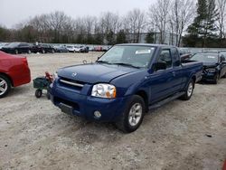 Salvage cars for sale at North Billerica, MA auction: 2002 Nissan Frontier King Cab XE