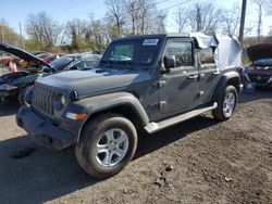 Jeep Wrangler Sport salvage cars for sale: 2023 Jeep Wrangler Sport