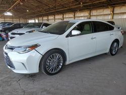 Toyota Avalon XLE salvage cars for sale: 2016 Toyota Avalon XLE