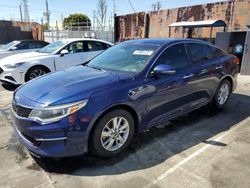 Salvage cars for sale at Wilmington, CA auction: 2018 KIA Optima LX