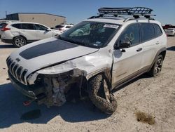 Salvage cars for sale at San Antonio, TX auction: 2014 Jeep Cherokee Trailhawk