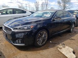 Salvage cars for sale at Elgin, IL auction: 2018 KIA Cadenza Luxury