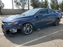 Salvage cars for sale from Copart Rancho Cucamonga, CA: 2022 Chevrolet Malibu LT