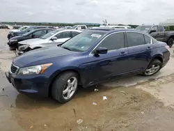 Salvage cars for sale from Copart Grand Prairie, TX: 2009 Honda Accord EXL
