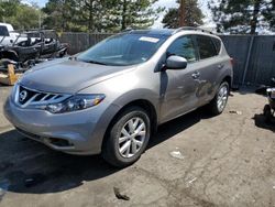 Salvage SUVs for sale at auction: 2012 Nissan Murano S