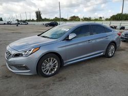 Salvage cars for sale from Copart Miami, FL: 2015 Hyundai Sonata Sport