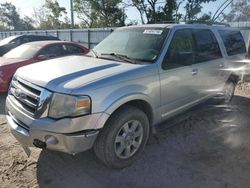 Ford salvage cars for sale: 2010 Ford Expedition EL XLT