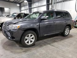 Salvage cars for sale at Ham Lake, MN auction: 2010 Toyota Highlander