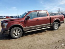 Salvage cars for sale from Copart Davison, MI: 2016 Ford F150 Supercrew