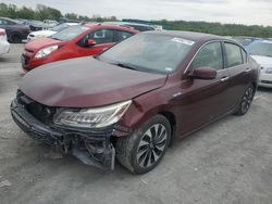 Honda Accord salvage cars for sale: 2017 Honda Accord Touring Hybrid