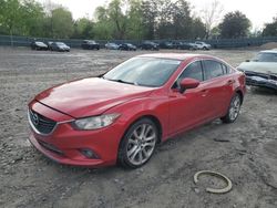 Mazda 6 salvage cars for sale: 2016 Mazda 6 Touring