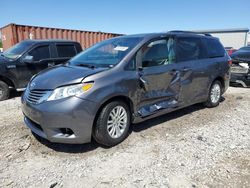 Salvage cars for sale from Copart Hueytown, AL: 2017 Toyota Sienna XLE