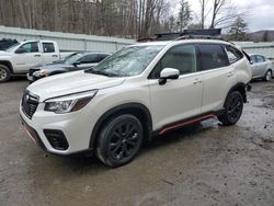 Salvage cars for sale at Center Rutland, VT auction: 2019 Subaru Forester Sport